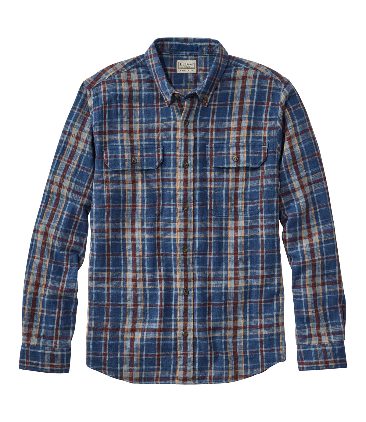 Men's Brushed Cotton Flannel Shirt - Barley