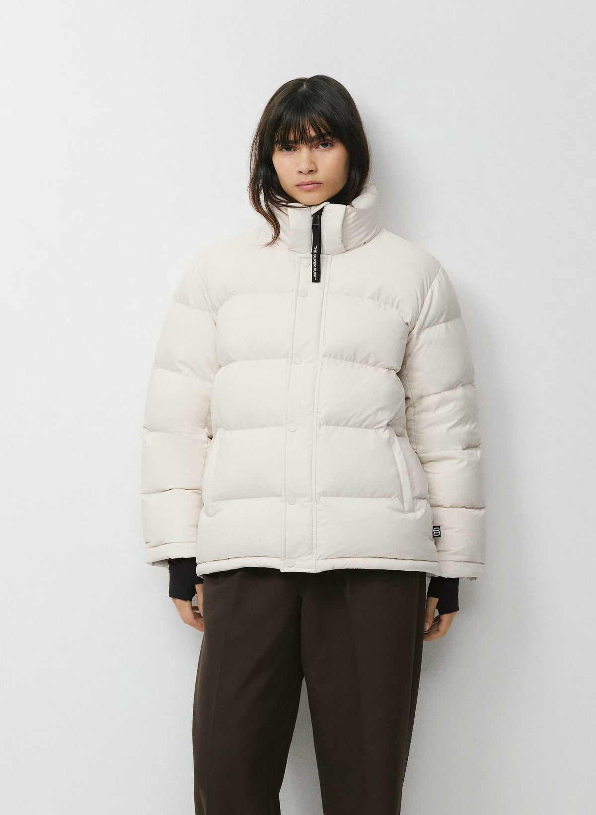 Long Down Puffer Jacket - Blue