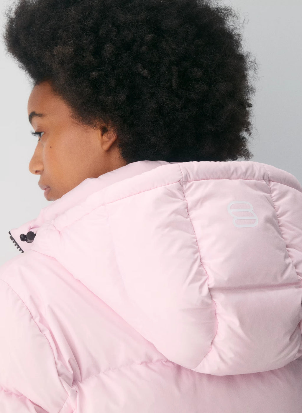 Long Down Puffer Jacket - Blue