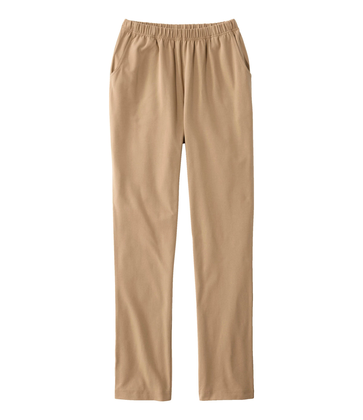 Women's High-Rise Stretch Tapered Pants - Taupe
