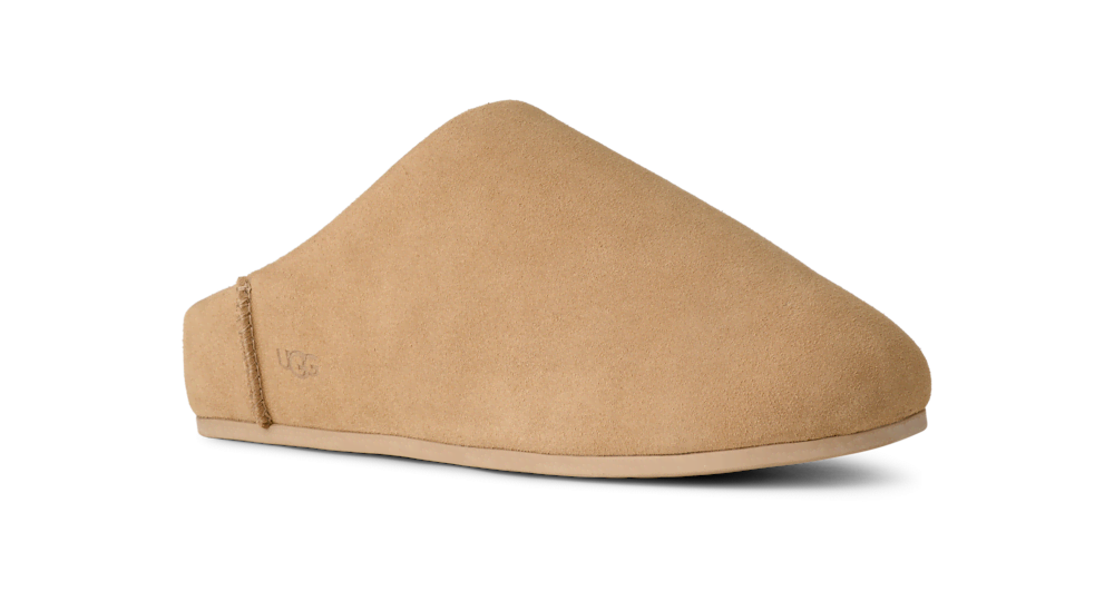 Women's Water-Resistant Suede Slip-On - Black