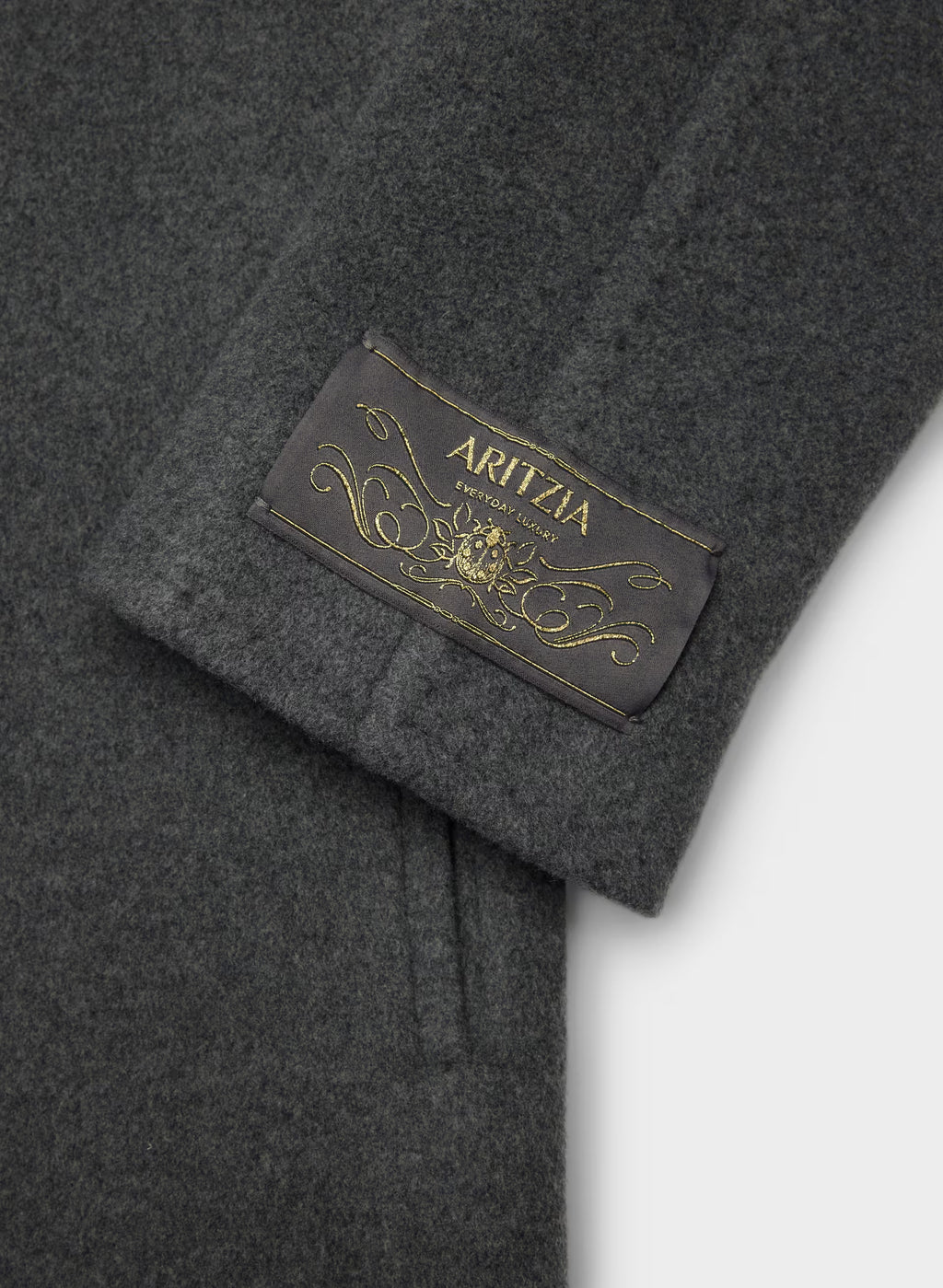 Double-Breasted Wool Cashmere Coat - Herringbone
