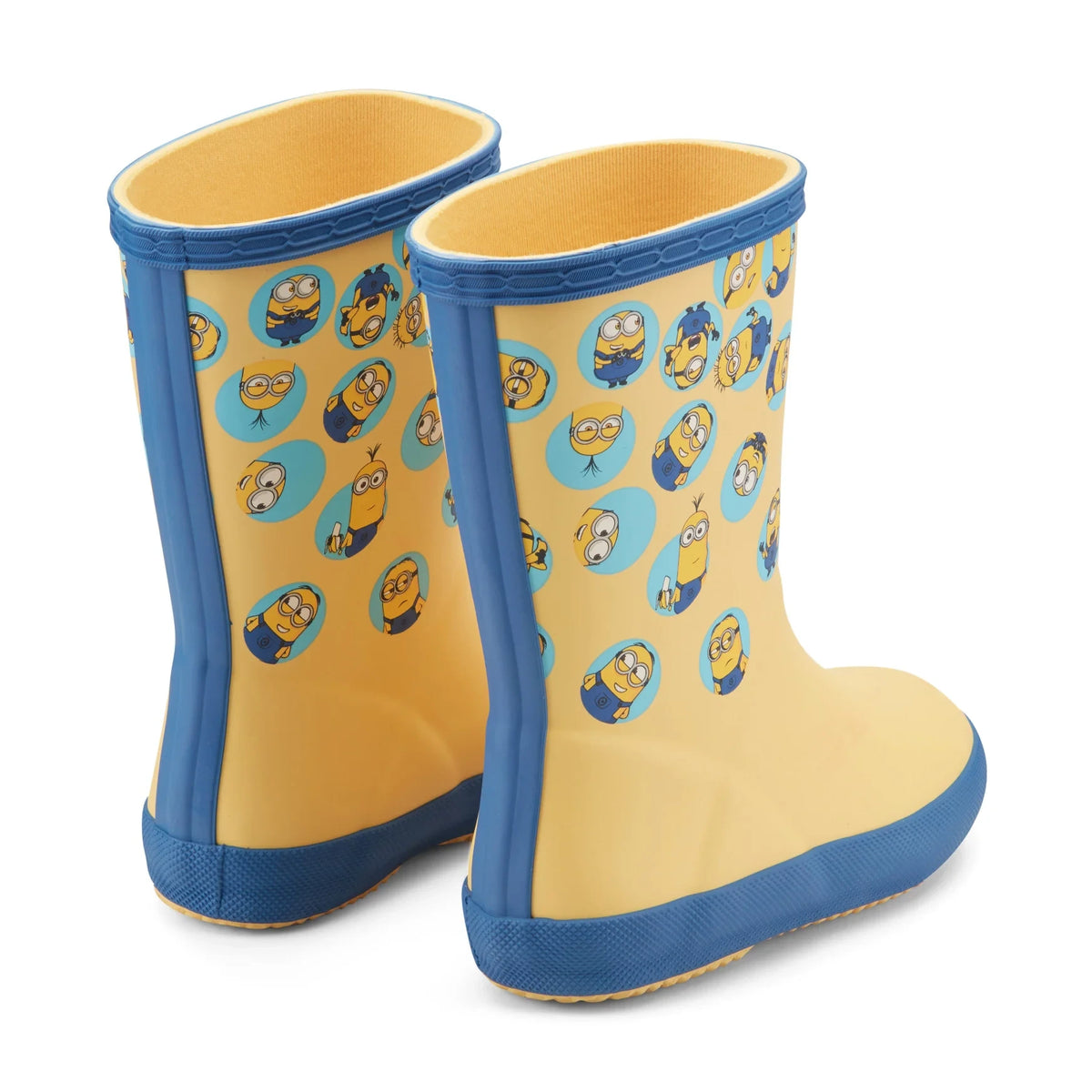 Kids' Waterproof Rubber Rain Boot - Yellow Character