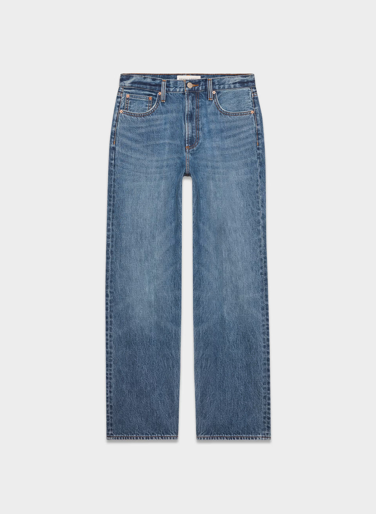 Low-Rise Baggy Jeans - Medium Indigo