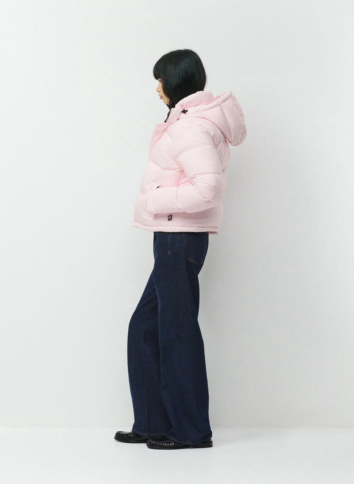 Short Down Puffer Jacket - Blue
