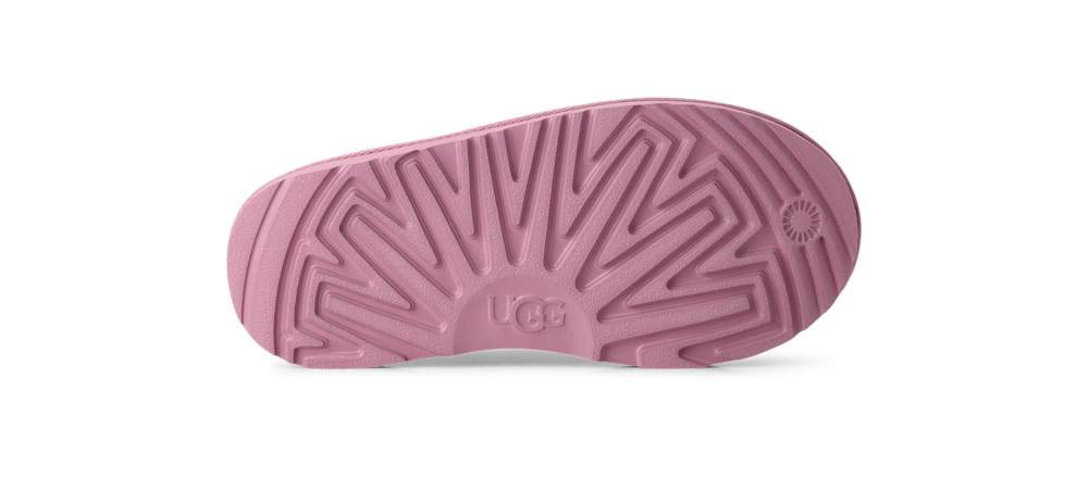Kids' Suede Slip-On Slipper - Dusty Orchid