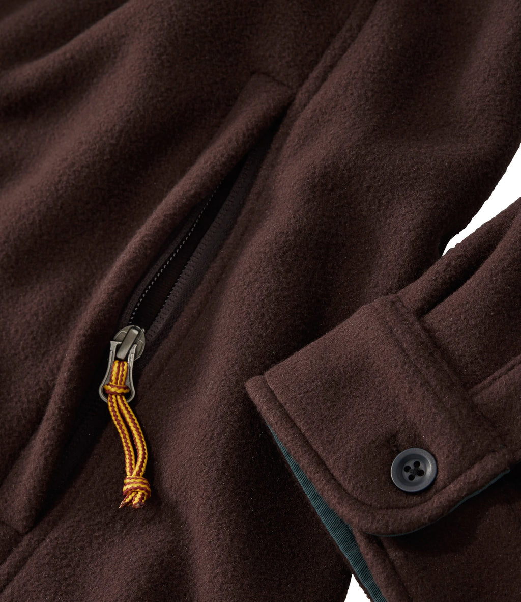 Men's Recycled Fleece Overshirt - Dark Navy