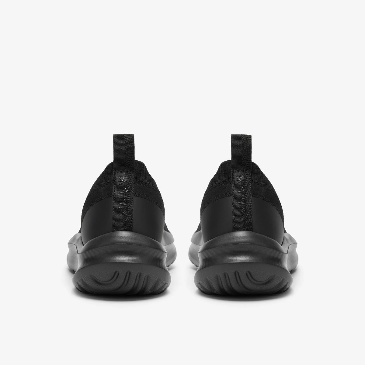 Women's Textile Walking Sneaker - Black