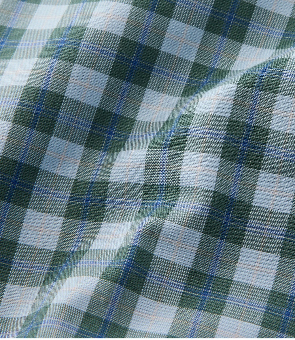 Men's Wrinkle-Resistant Check Shirt - Blue