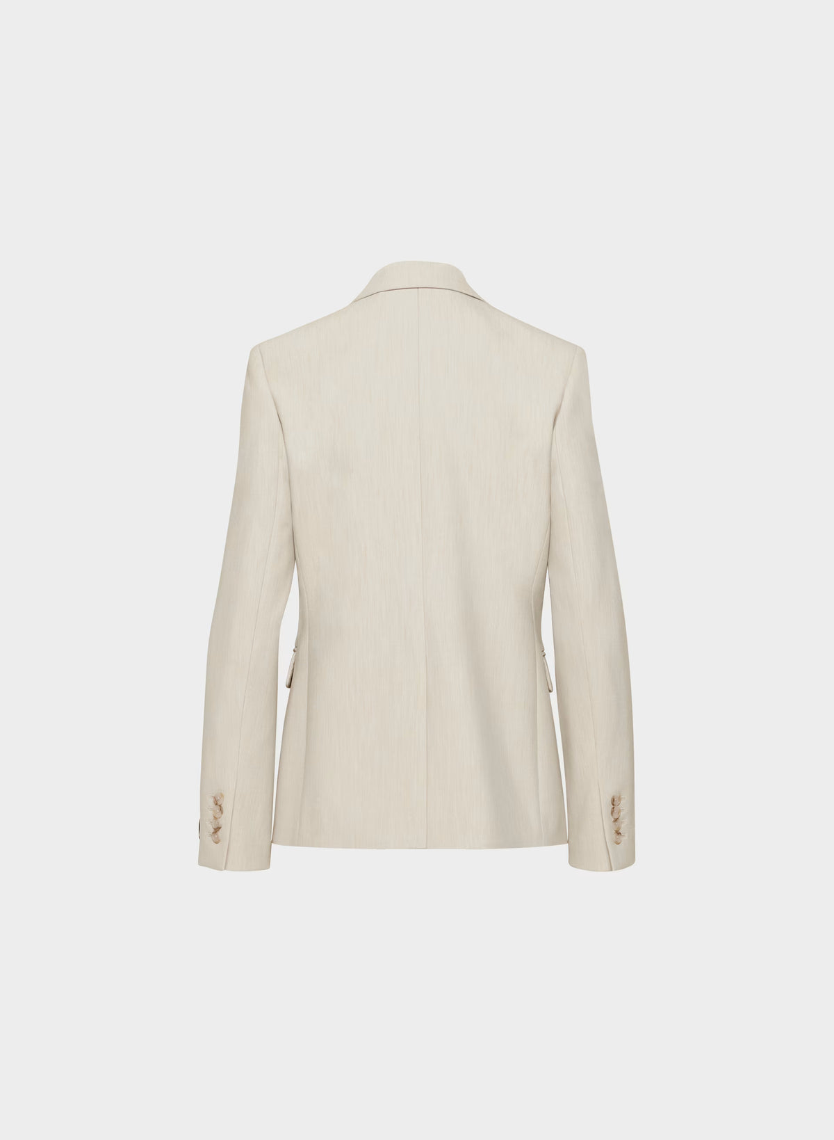 Single-Breasted Stretch Blazer - Check