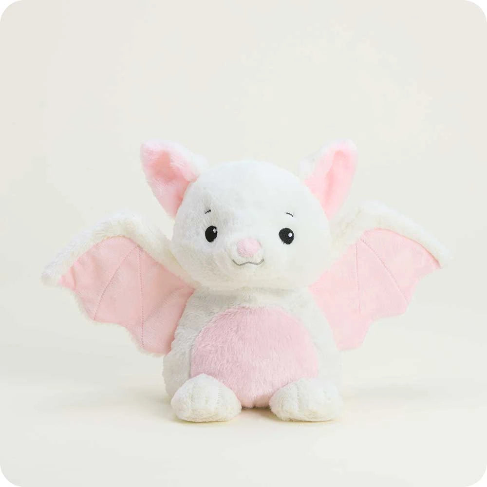 White Bat Microwavable Plush