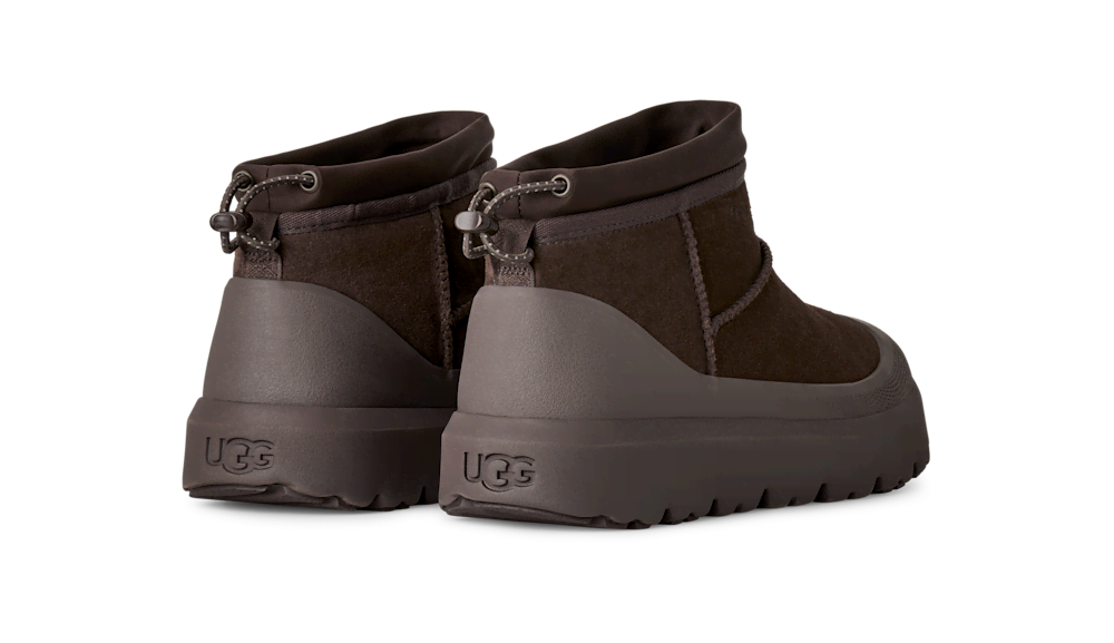 Men's Waterproof Short Winter Boots - Black