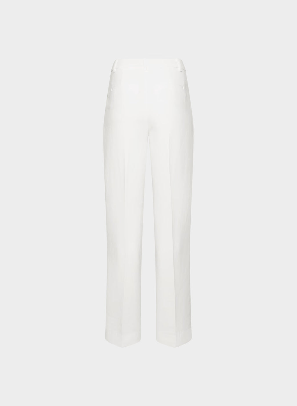 High-Rise Wide-Leg Crepe Trousers - Sand