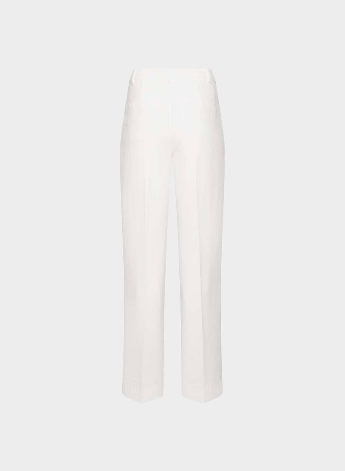 High-Rise Wide-Leg Crepe Trousers - Sand