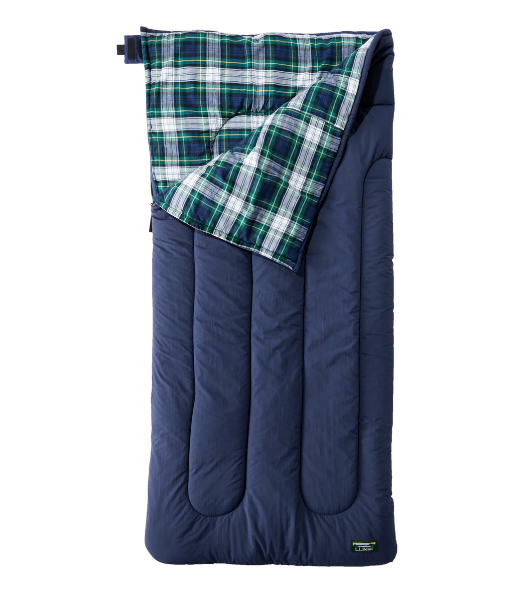 0 Degree Flannel-Lined Camping Sleeping Bag