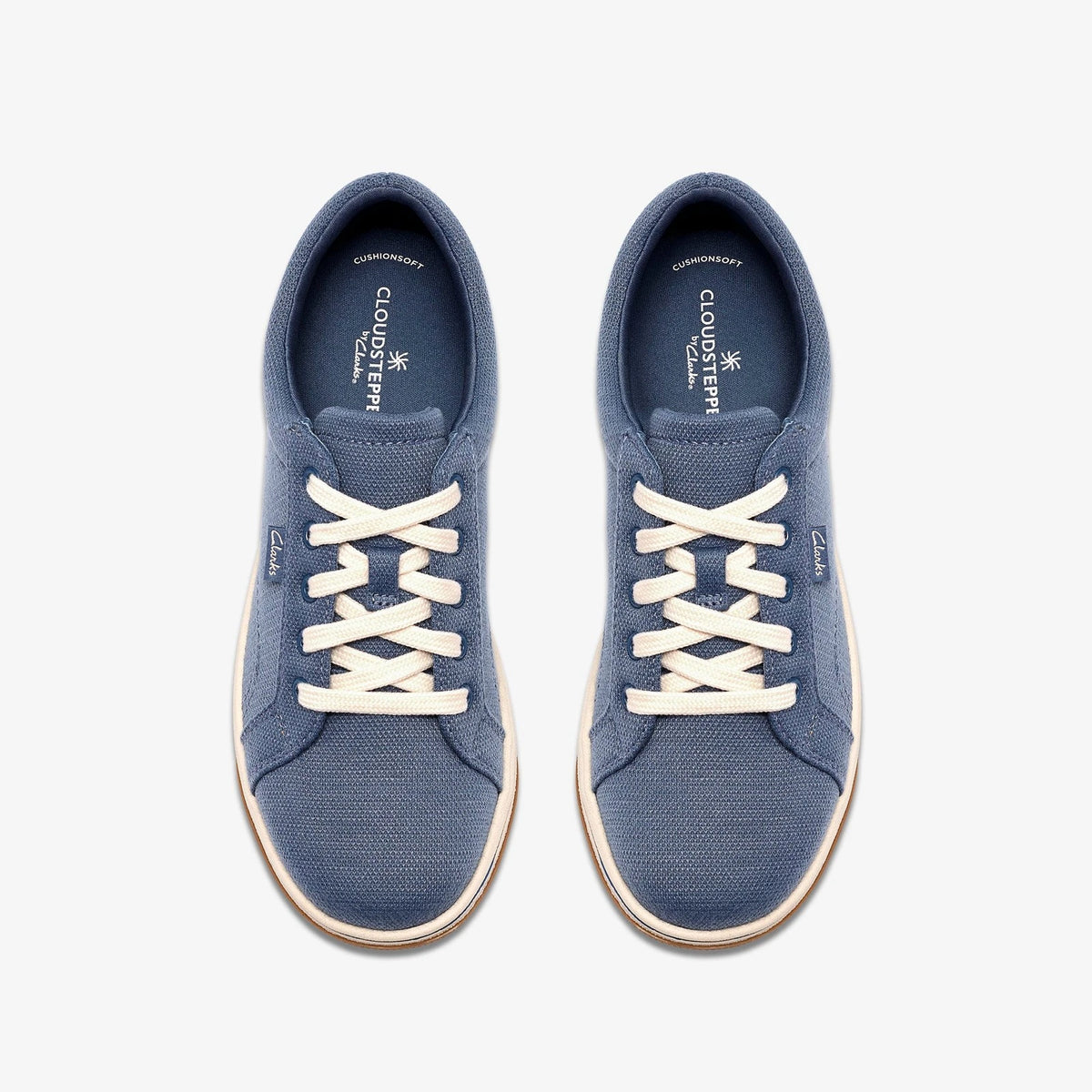 Textile Lace-Up Sneaker - Denim Blue