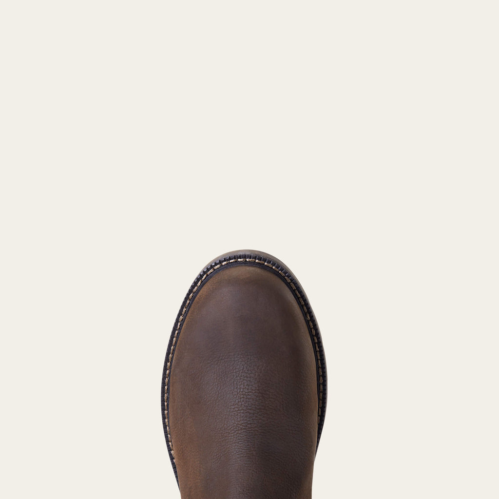 Waterproof Leather Chelsea Boot - Brown