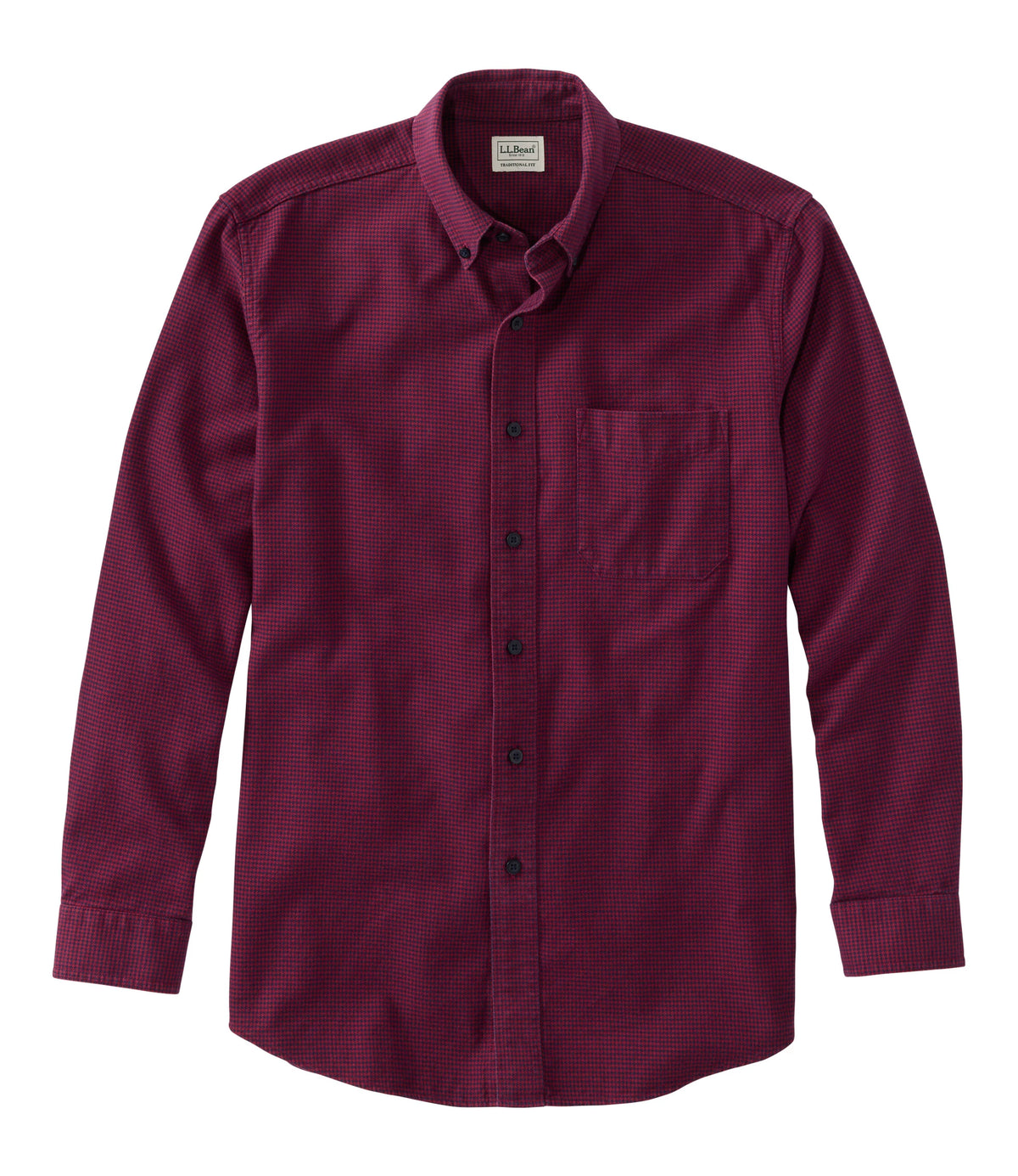 Men's Cotton Flannel Shirt - Charcoal