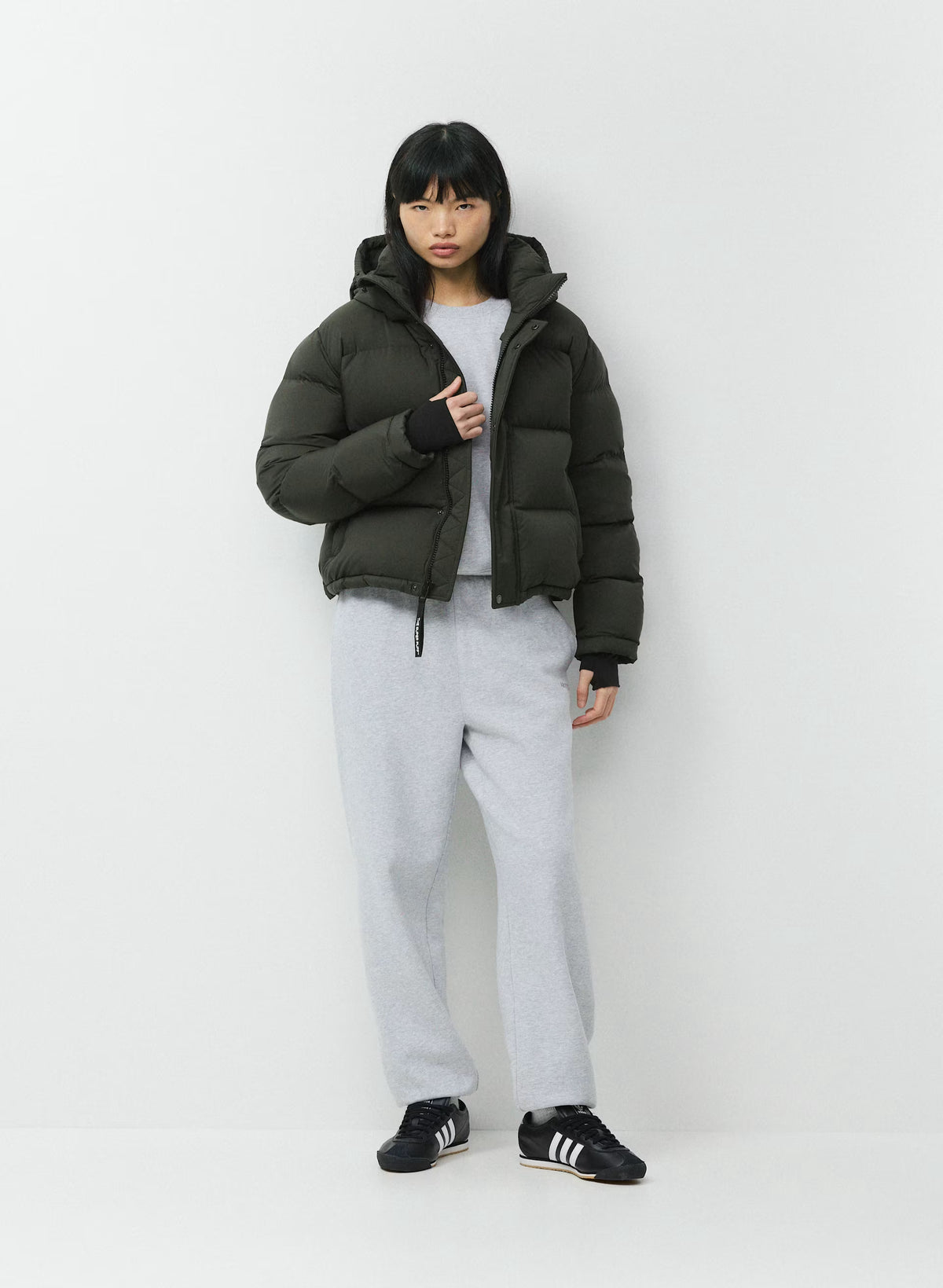 Short Down Puffer Jacket - Blue