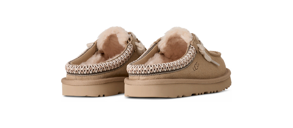 Kids' Suede Lined Mule - Sand