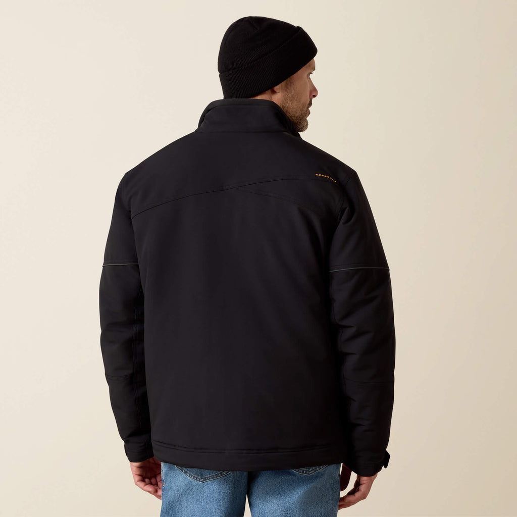 Men's Insulated Water-Repellent Work Jacket - Grey