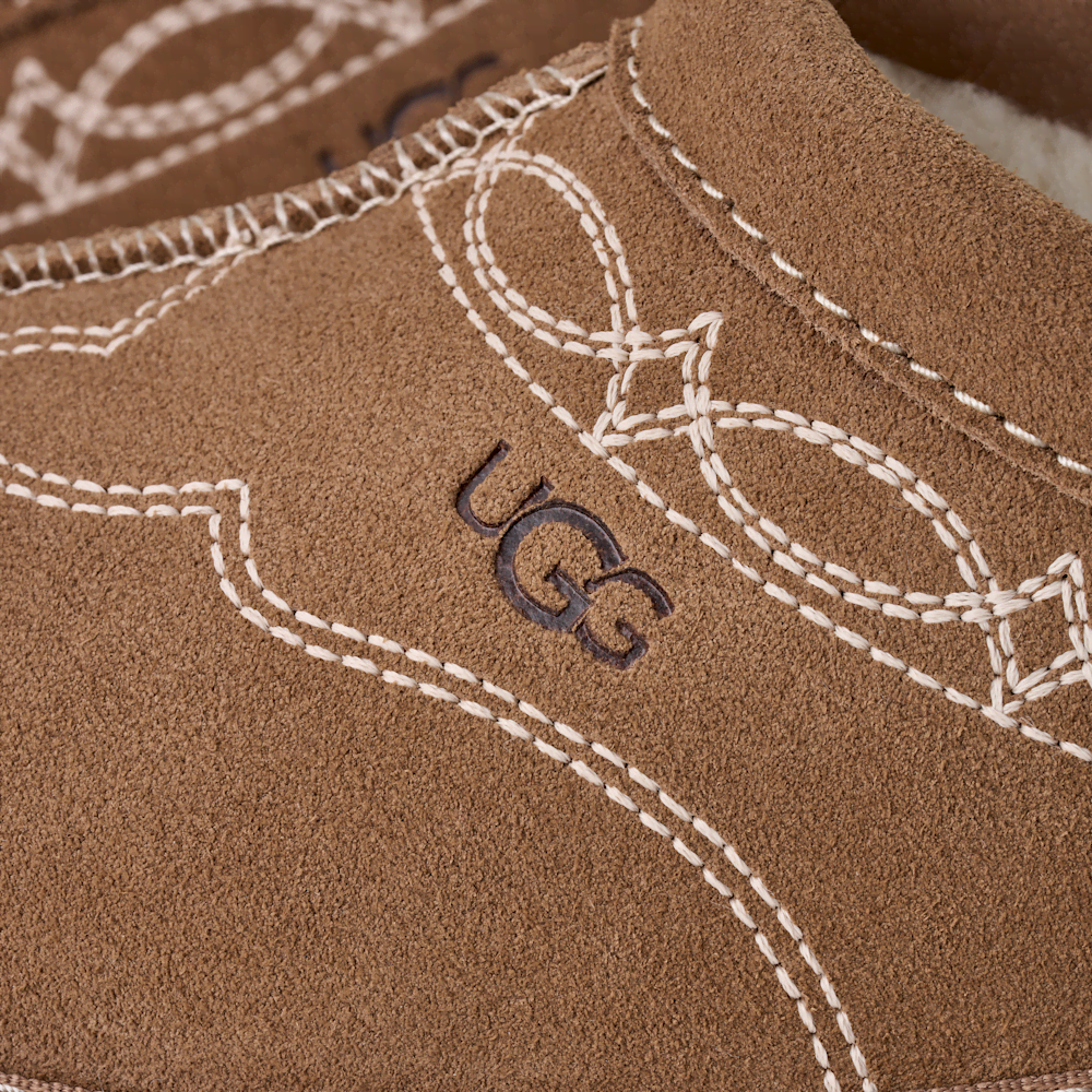 Kids' Suede Slip-On Slipper - Dusty Orchid