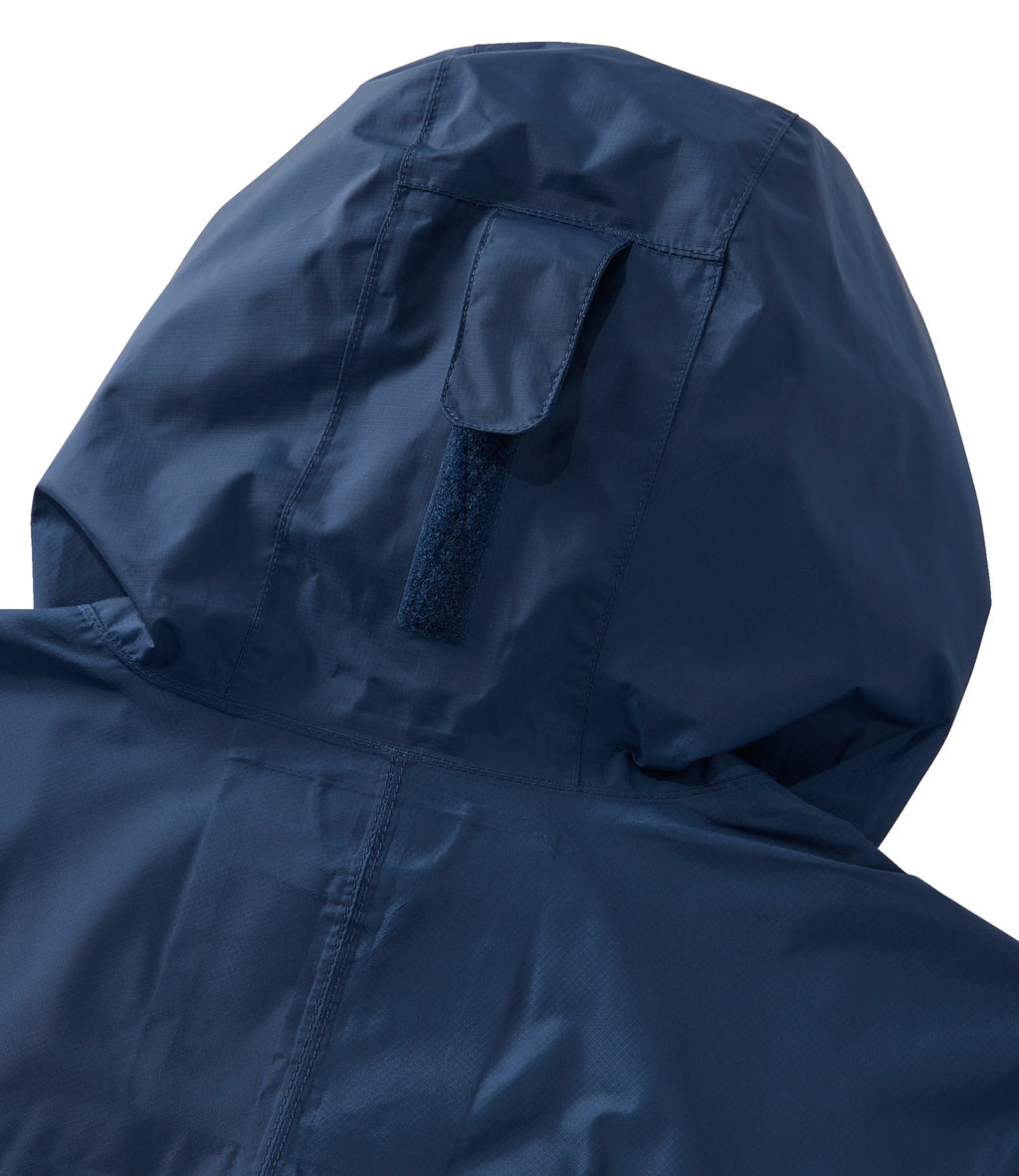 Men's Packable Waterproof Rain Jacket - Black