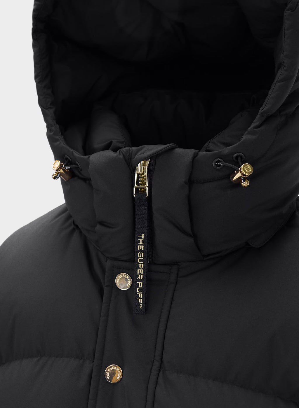 Long Down Puffer Jacket - Blue