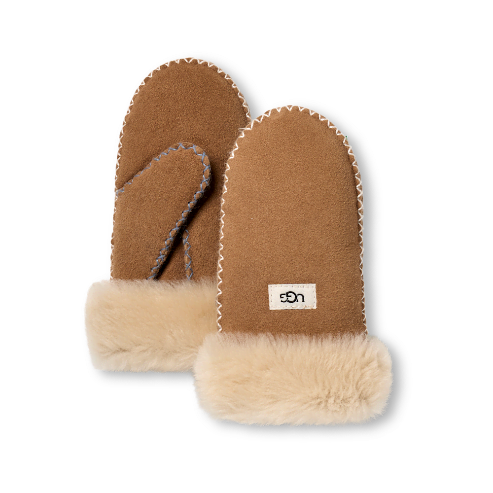 Kids' Water-Resistant Sheepskin Mittens