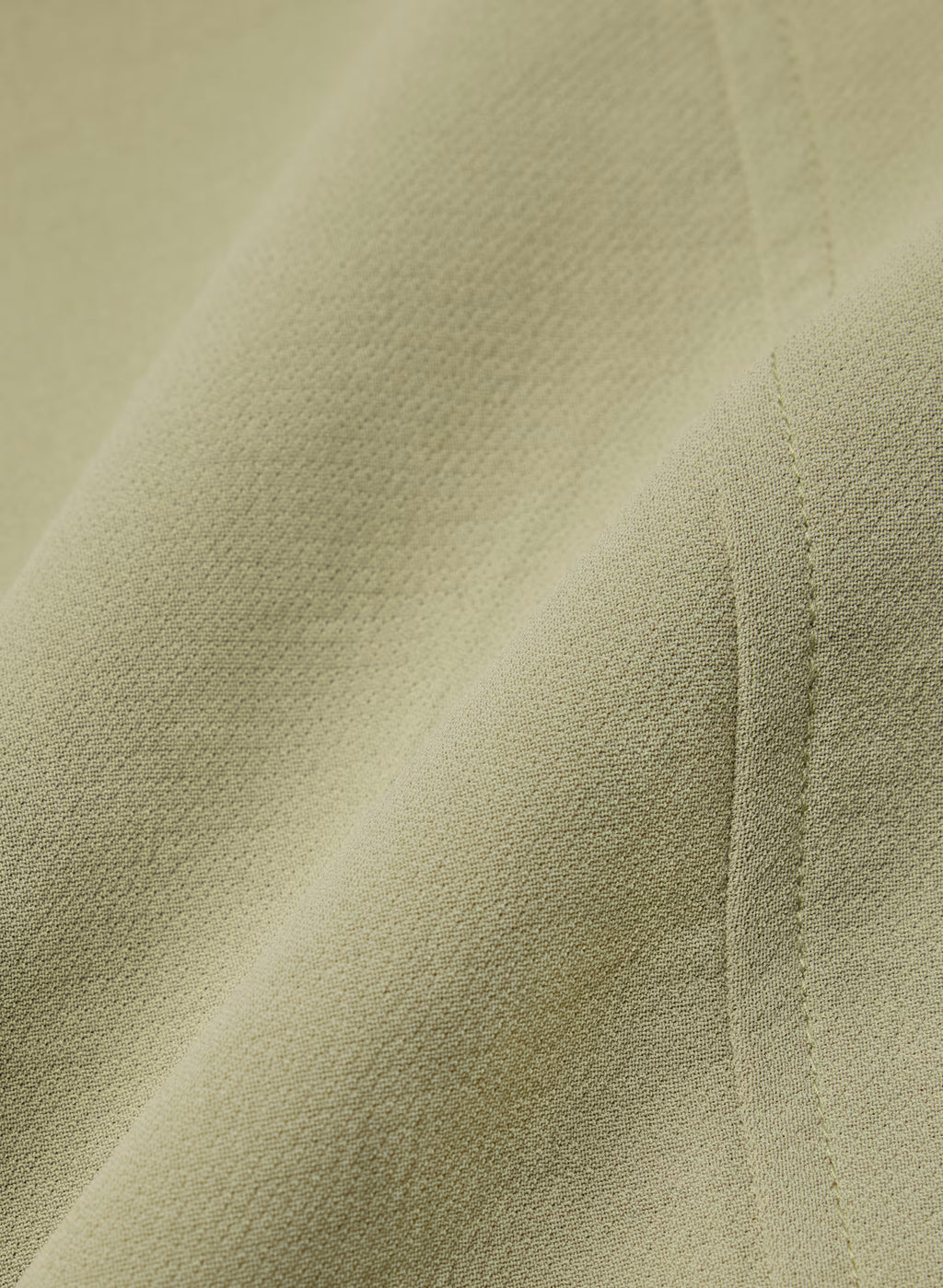 Lined Tailored Suit Vest - Olive