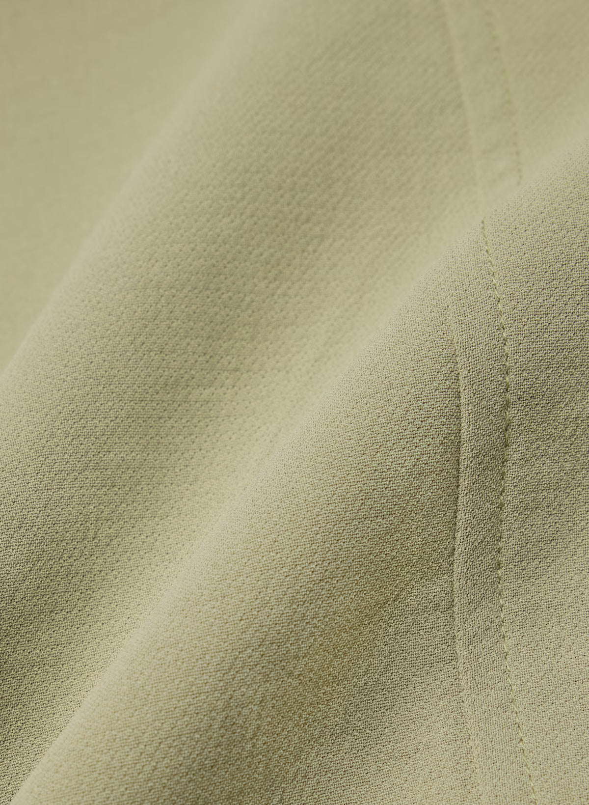 Lined Tailored Suit Vest - Olive