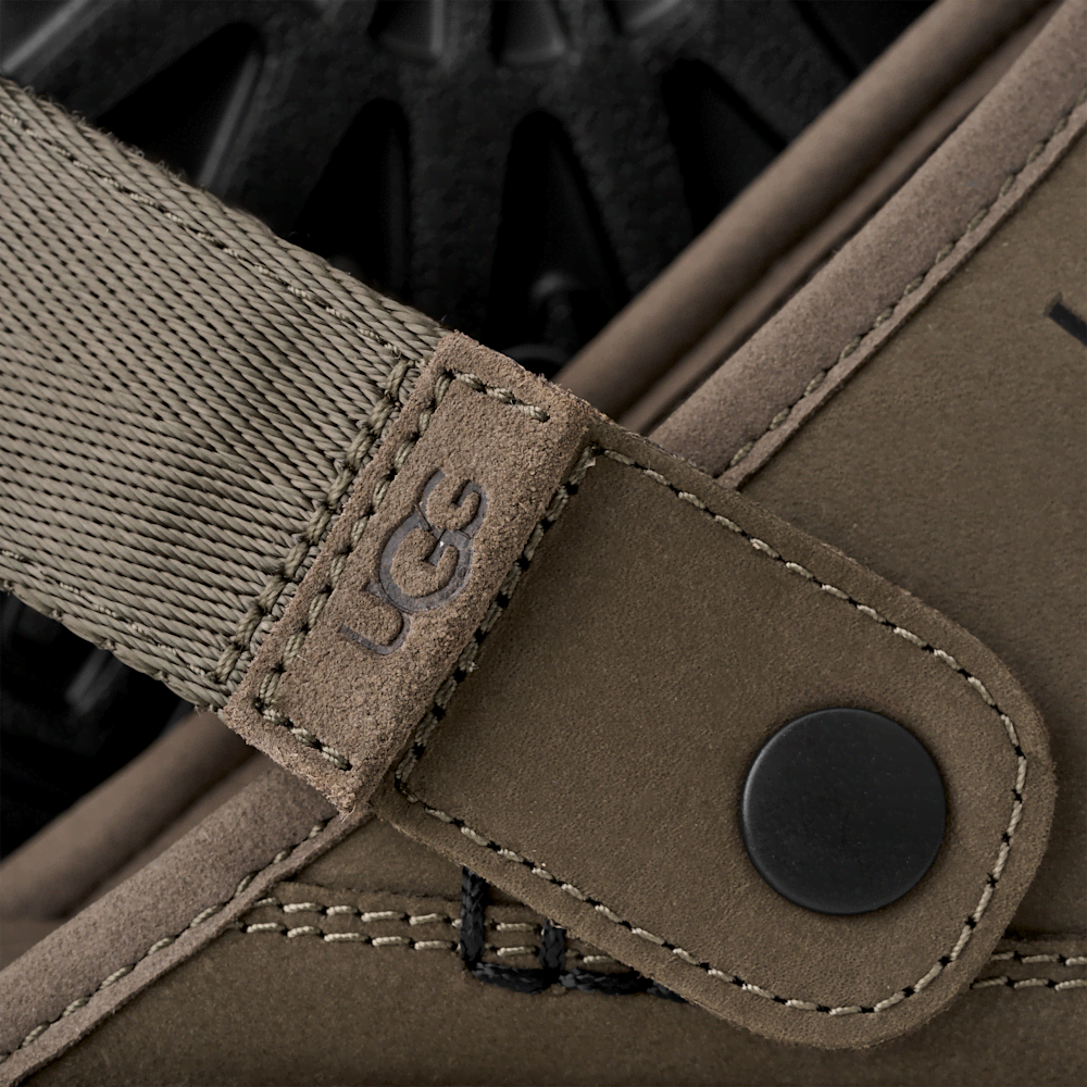 Men's Nubuck Convertible Strap Clog - Olive