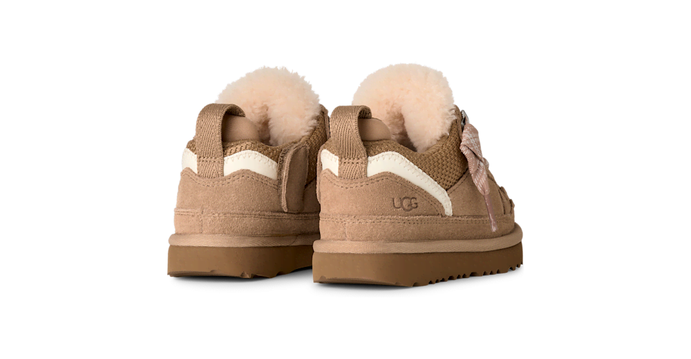 Toddler Suede and Mesh Sneaker - Brown