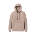 Men's Recycled Ribbed Pullover Hoodie - Oyster