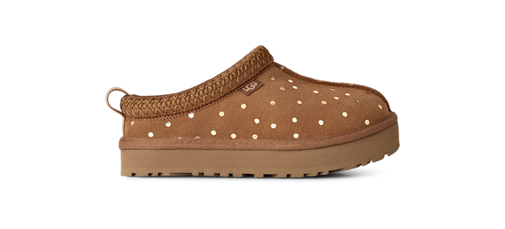 Kids' Platform Suede Slip-On - Chestnut