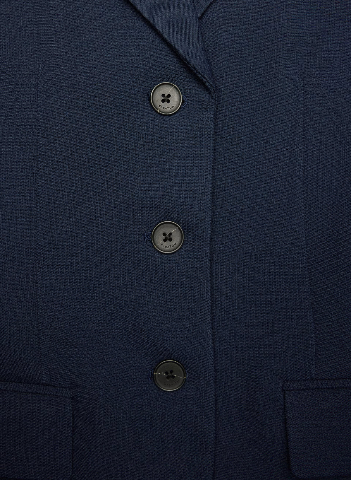 Single-Breasted Stretch Blazer - Brown Check