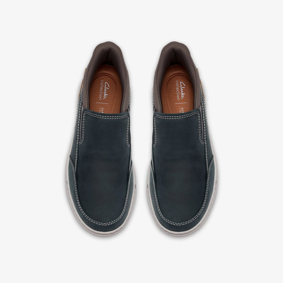 Leather Slip-On Loafer - Navy