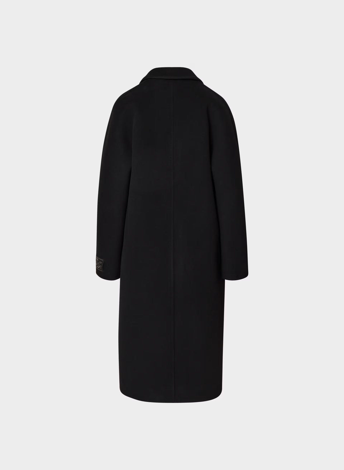Double-Breasted Wool Cashmere Coat - Herringbone