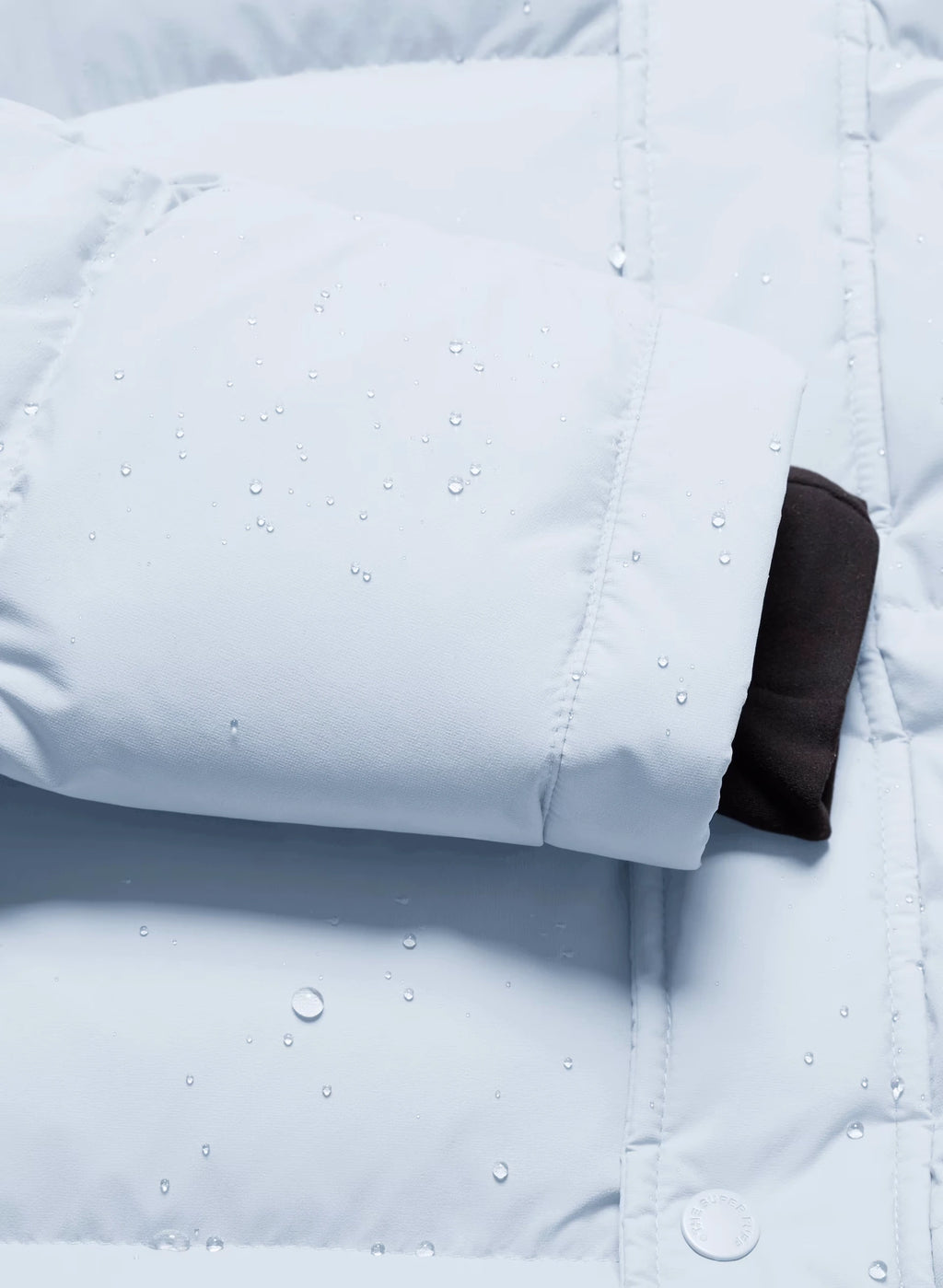 Short Down Puffer Jacket - Blue