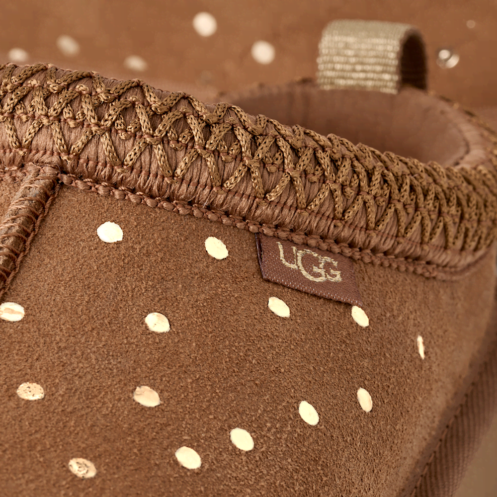 Kids' Platform Suede Slip-On - Chestnut