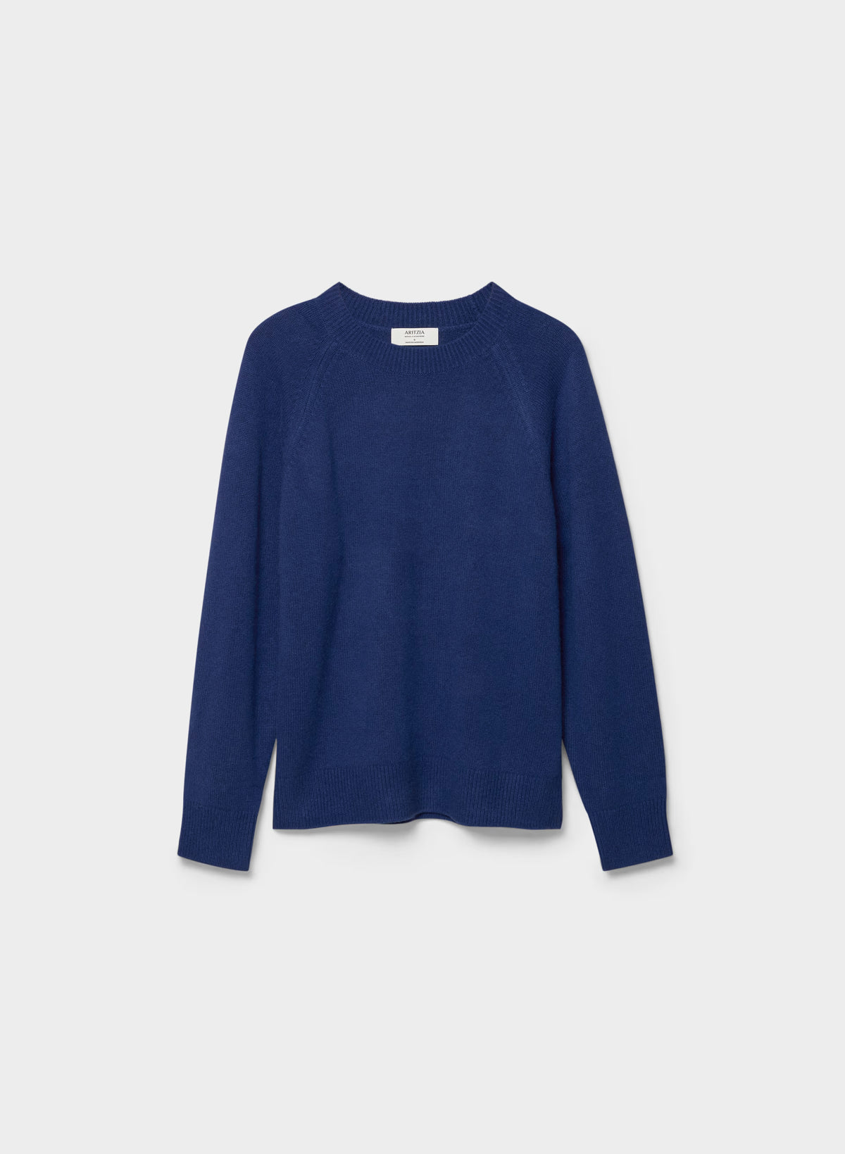 Wool Cashmere Raglan Sweater - Olive