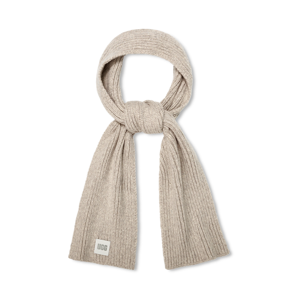 Unisex Chunky Rib Knit Scarf