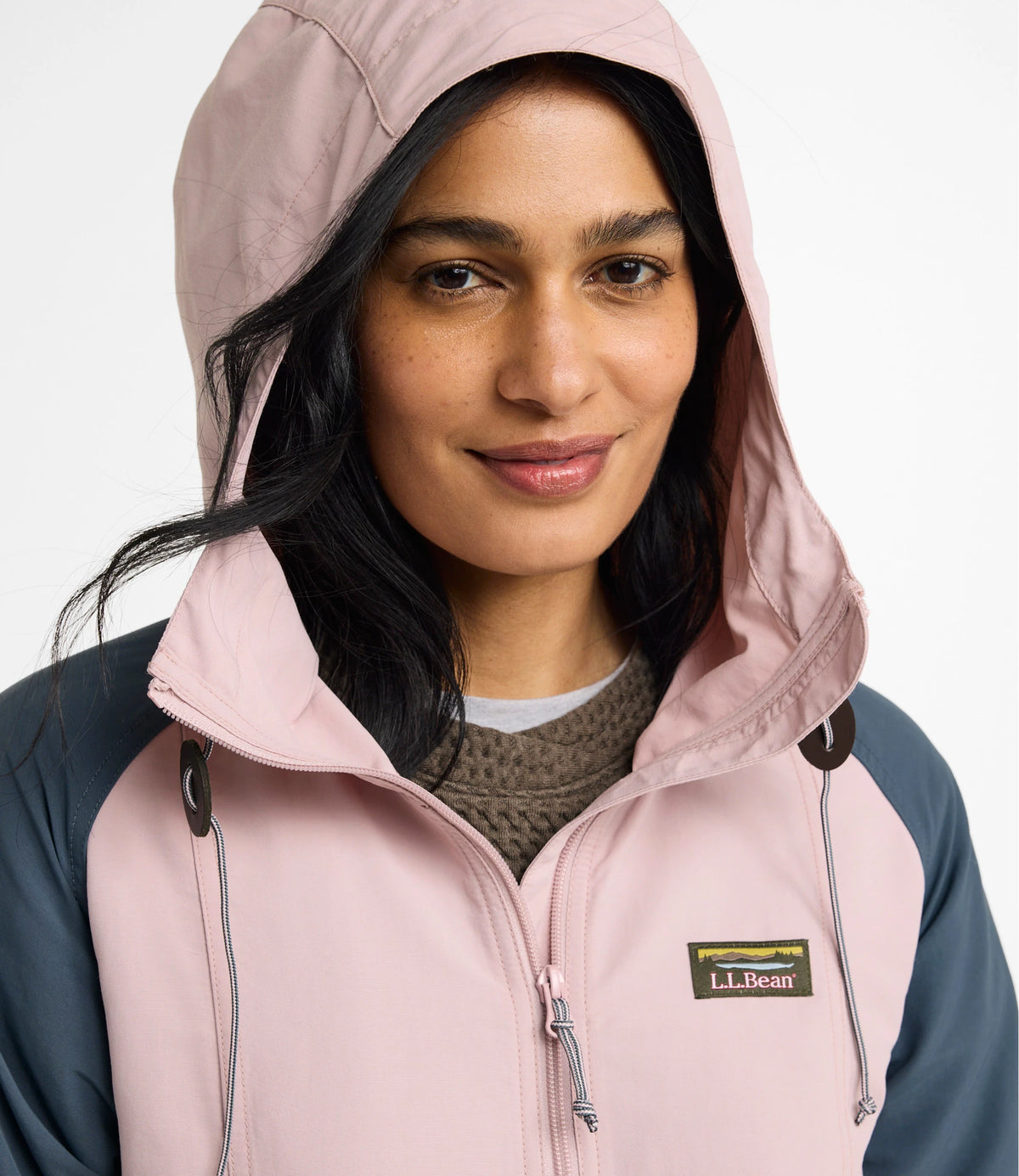 Women's Hooded Windbreaker Jacket - Green
