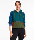 Women's Hooded Windbreaker Jacket - Green