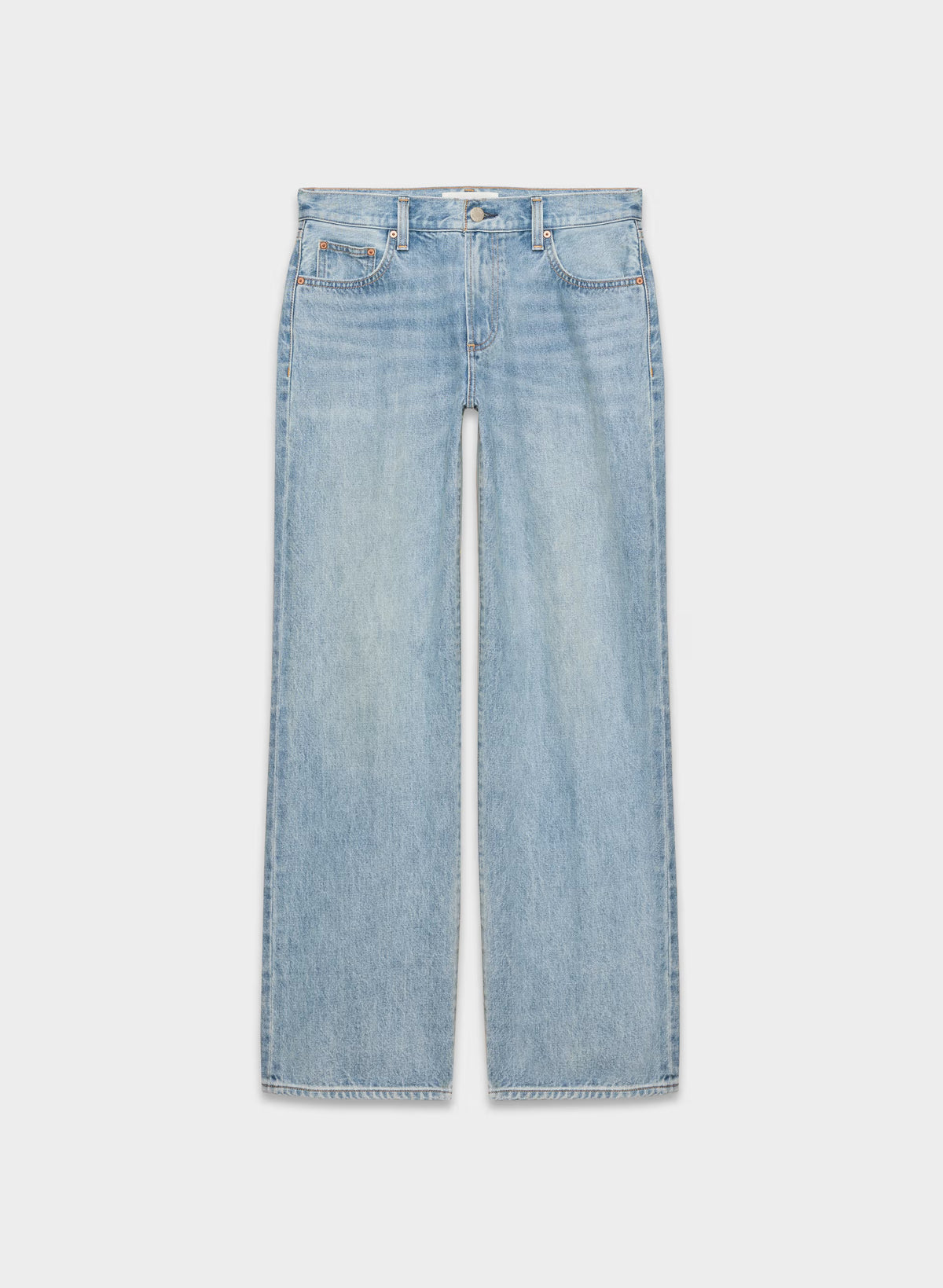 Low-Rise Wide-Leg Jeans - Dark Blue