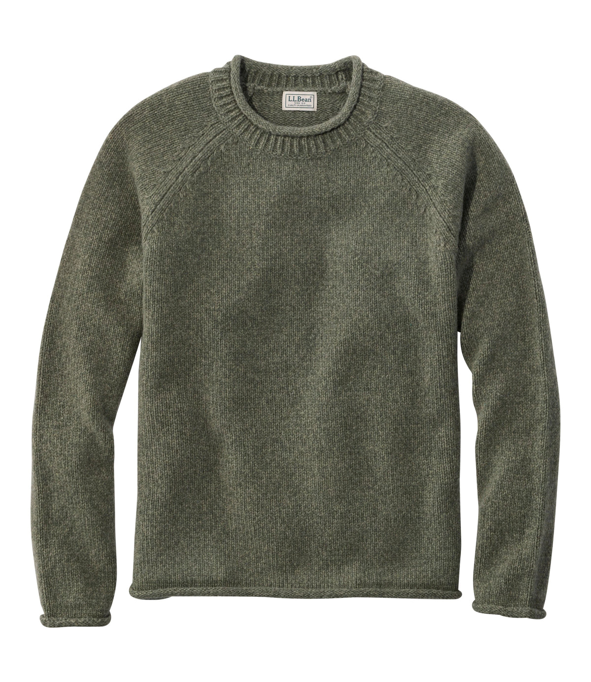 Men's Lambswool Rollneck Sweater - Natural