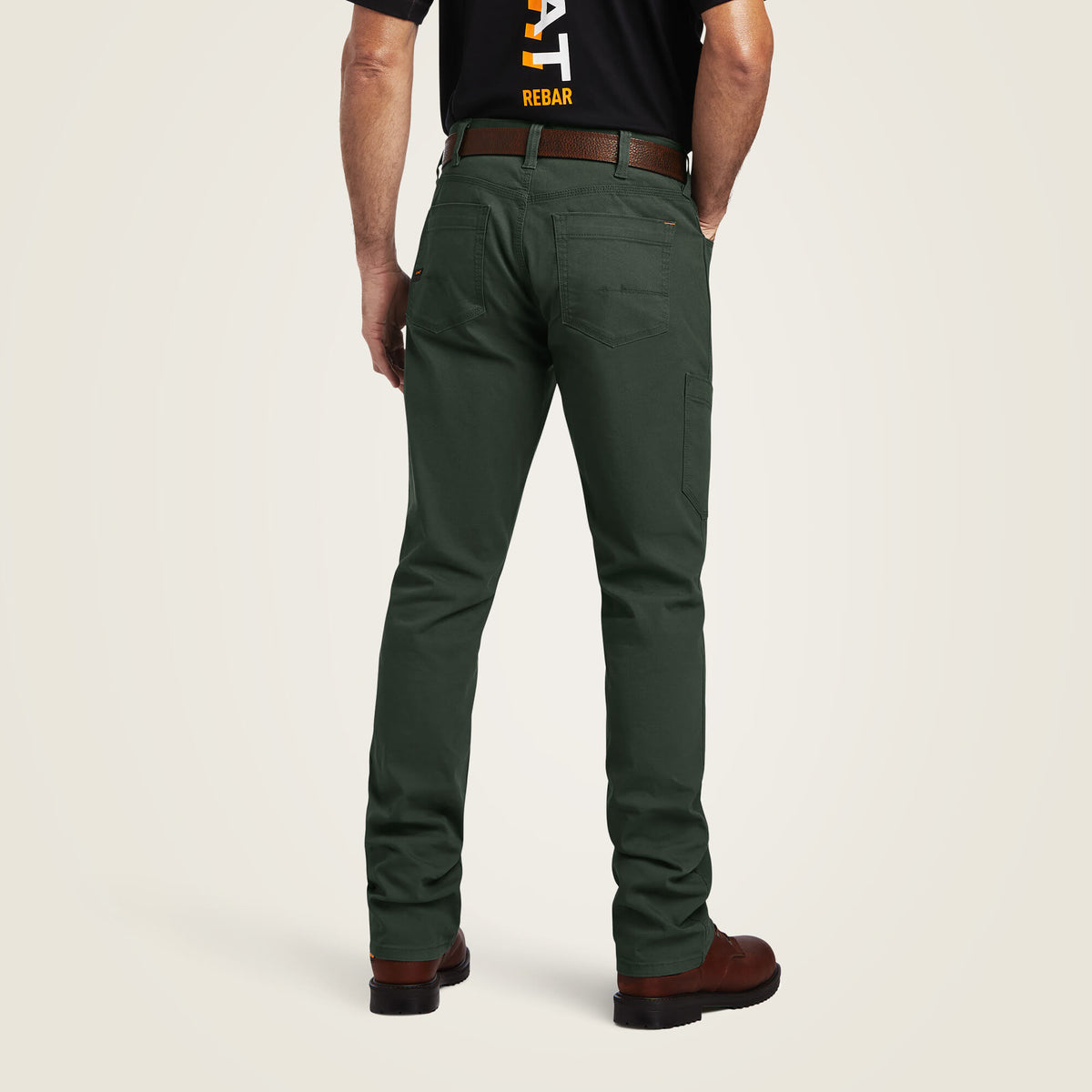 Men's Relaxed Stretch Canvas Work Pants - Khaki