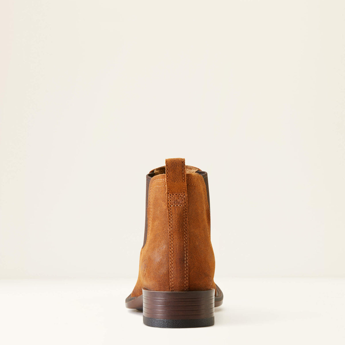 Men's Suede Wide Square Toe Chelsea Boots - Navy