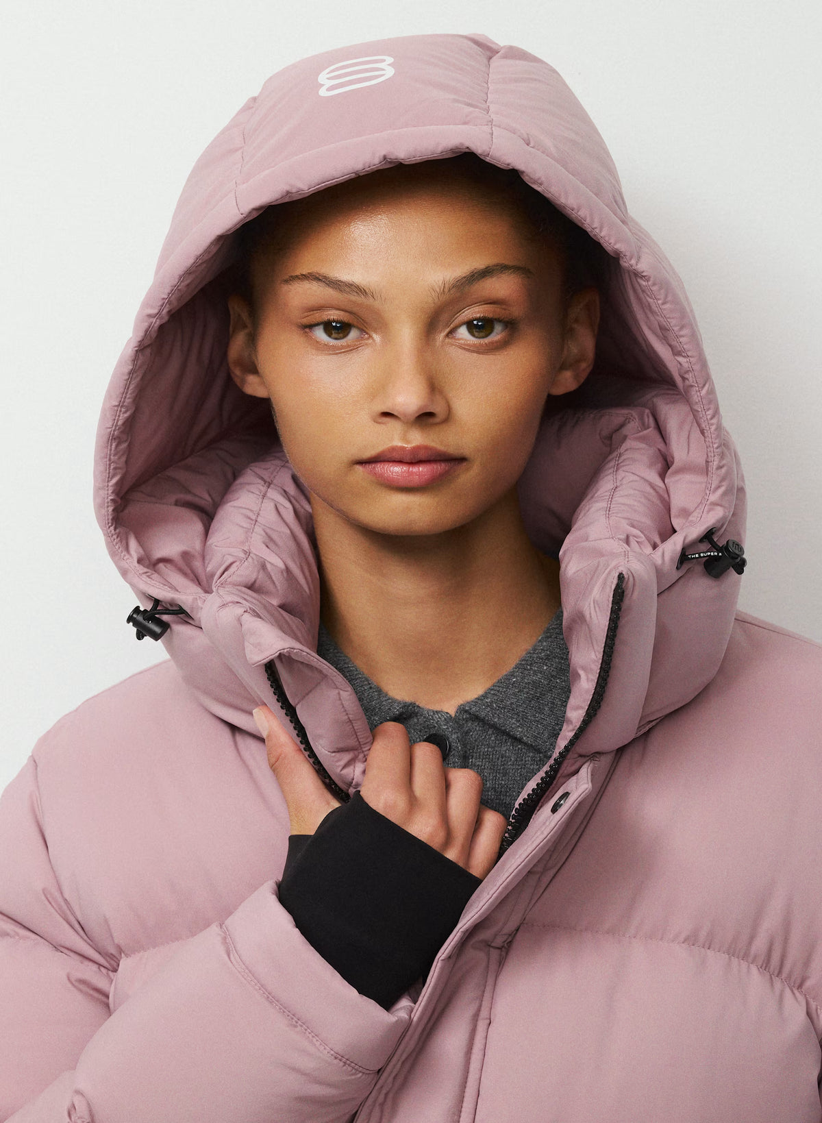 Long Down Puffer Jacket - Blue