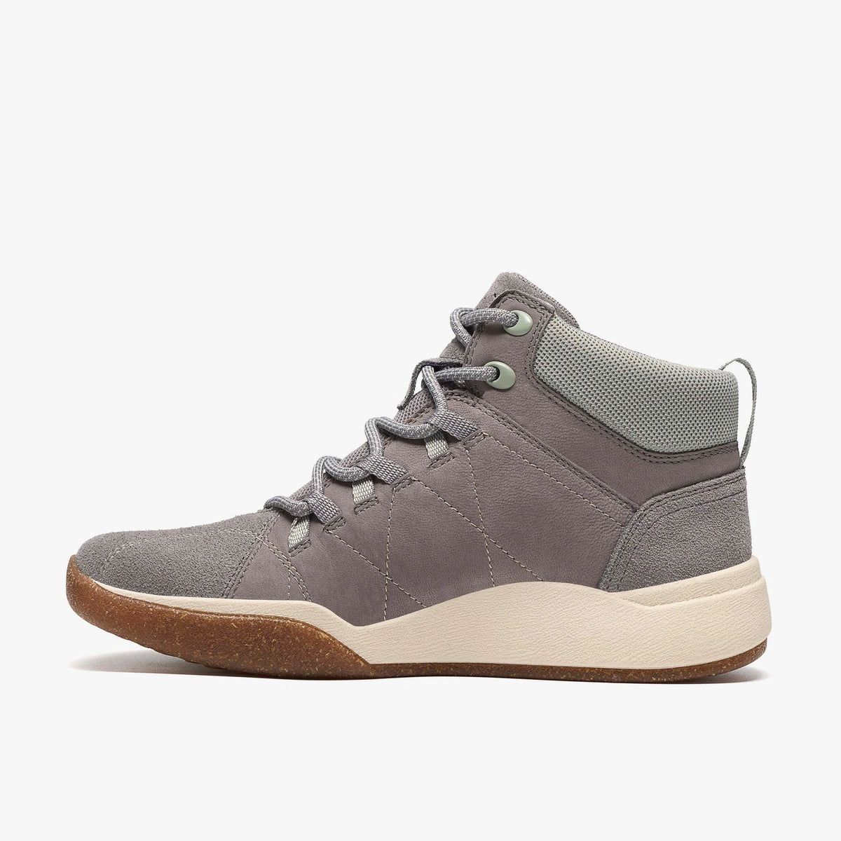 Water-Resistant Nubuck Ankle Boot - Grey